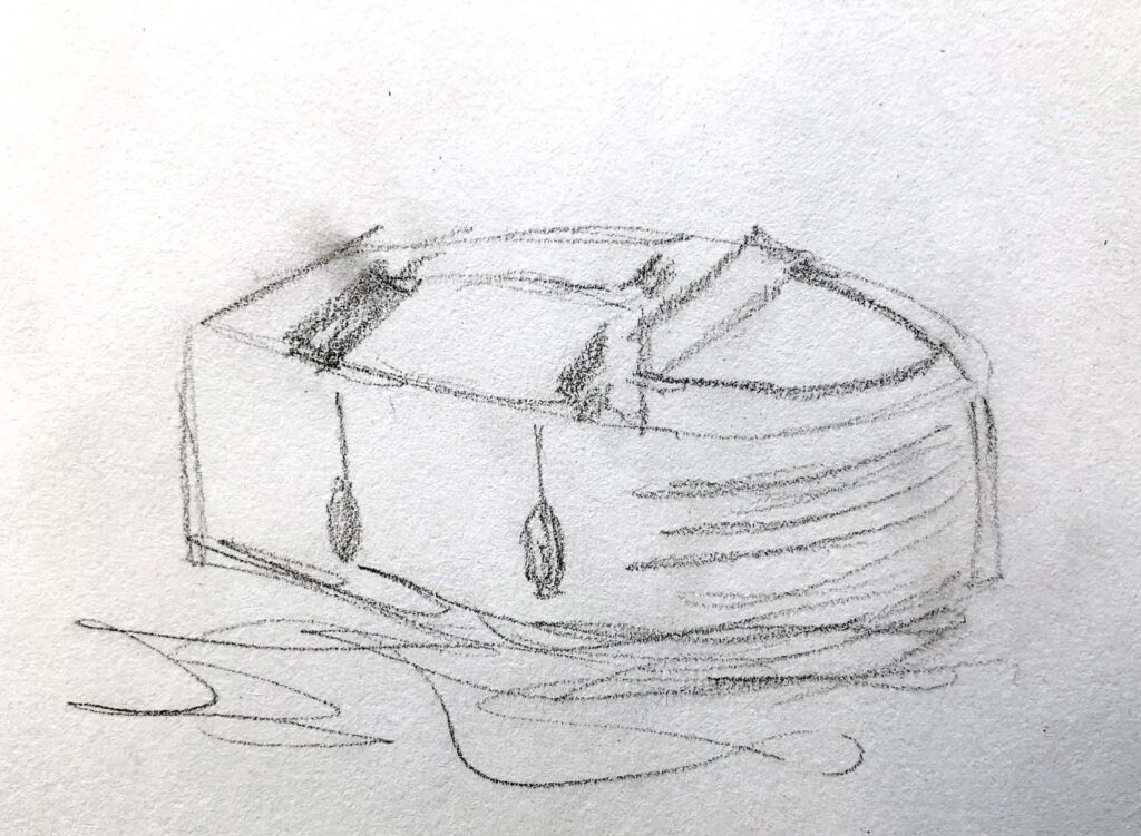 Deborah Bowdoin  |  Boat Sketch, 2023  |  Pencil